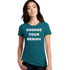 District Made® Ladies Perfect Blend® Crew Tee. DM108L - FITTED District Made® Ladies Perfect Blend® Crew Tee. DM108L - FITTED